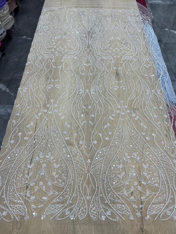 FSL-BRF- FEB- 019
Luxury European Bridal Lace – Premium Ivory Wedding Fabrics (5 Yards)