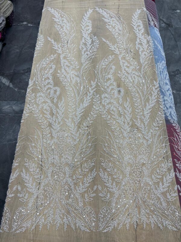 FSL-BRF- FEB- 017
Luxury European Bridal Lace – Premium Ivory Wedding Fabrics (5 Yards)