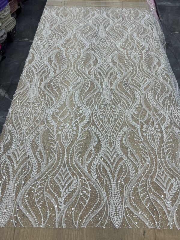 FSL-BRF- FEB- 034 Luxury
European Bridal Lace – Premium Ivory Wedding Fabrics (5 Yards)
