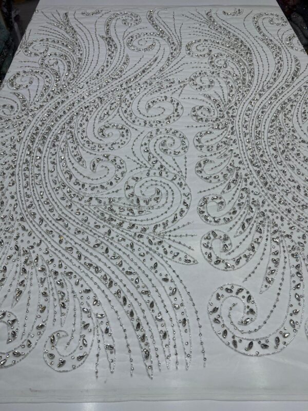 Luxury Embellished Lace Fabrics –A Touch of Luxury FSL-LEF-FEB-066 - Image 2