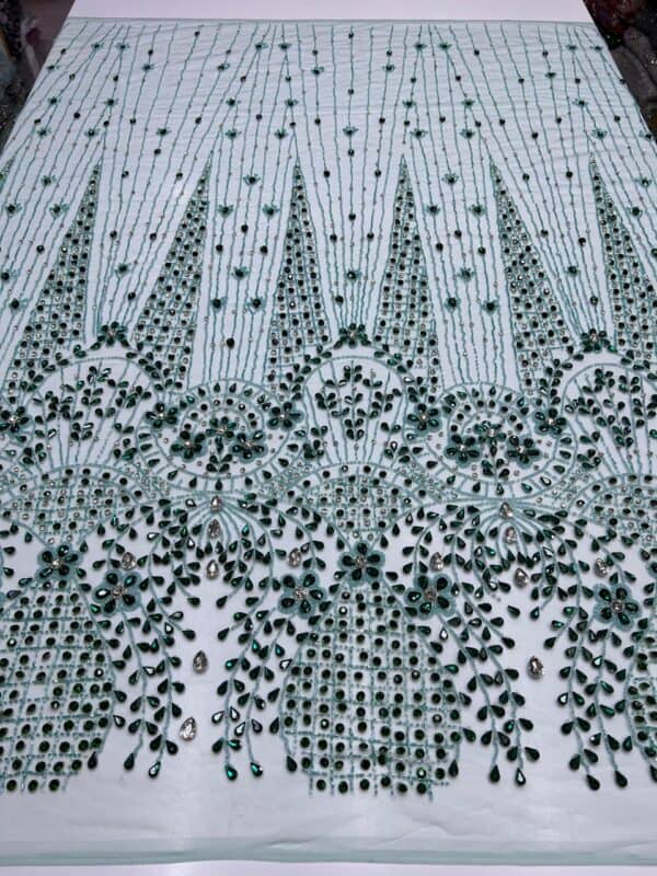 Hand-Embroidered Fabric