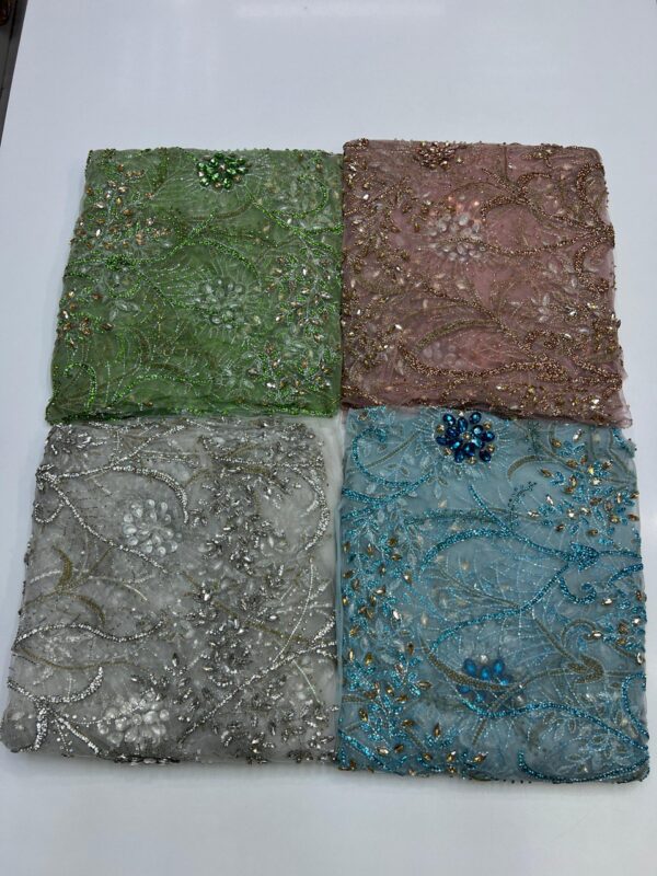 Luxury Embellished Lace Fabrics –A Touch of Elegance FSL-LEF-FEB-064 - Image 3