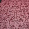 Luxury Embellished Lace Fabrics – Hand-Embroidered Fabrics FSL-LEF-FEB-091  (comes in 4 yards) - Image 3