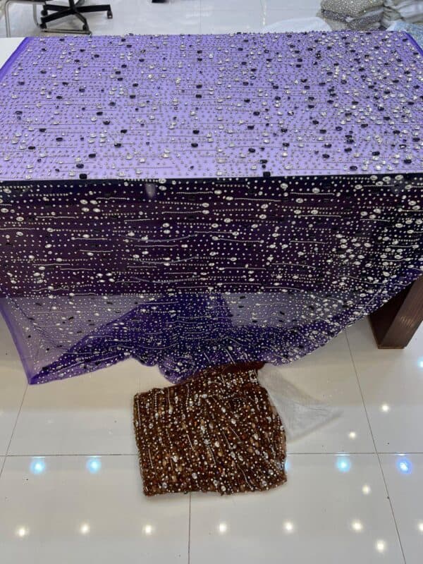 Stone Embellished Fabric