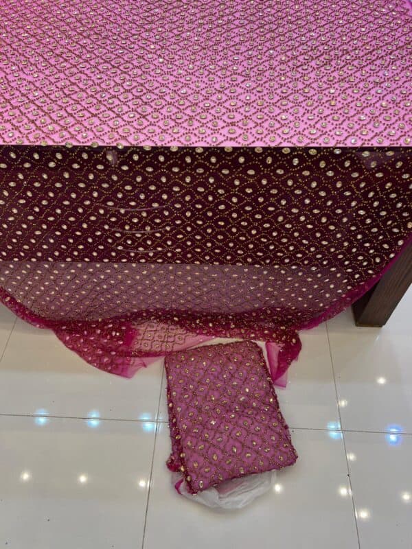 Stone Embellished Fabric
