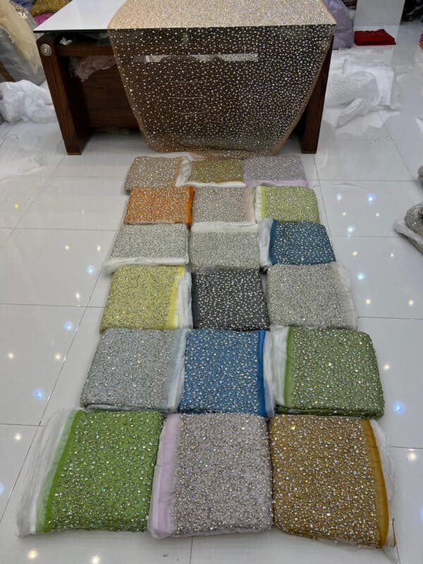 High-End Rhinestone Tulle