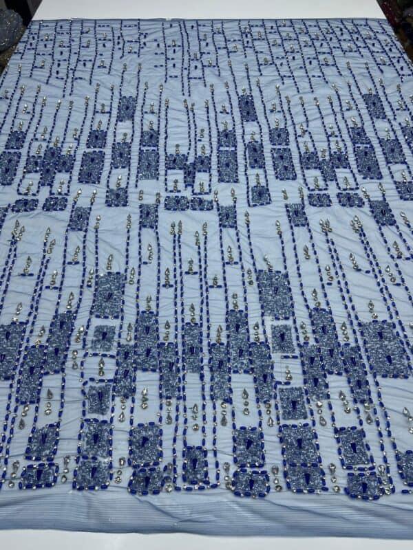 EMBELLISHED MESH FABRIC