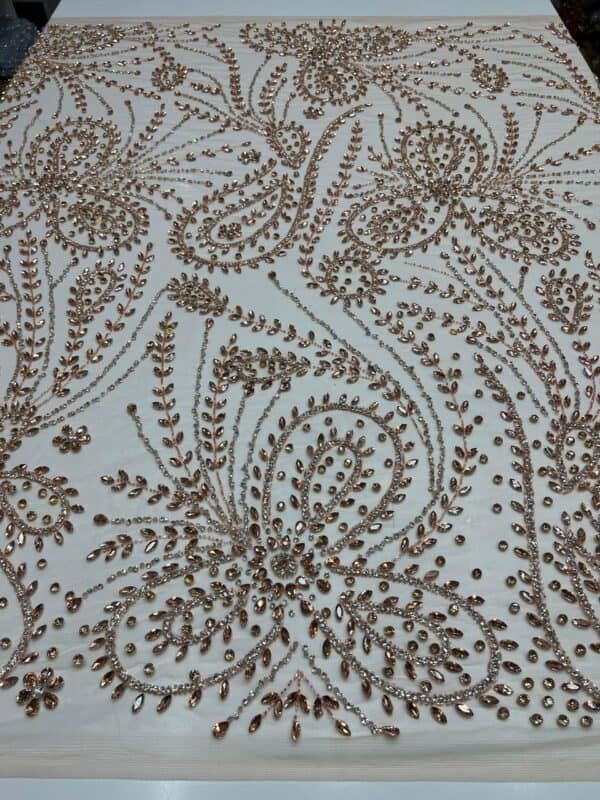 champagne mesh tulle