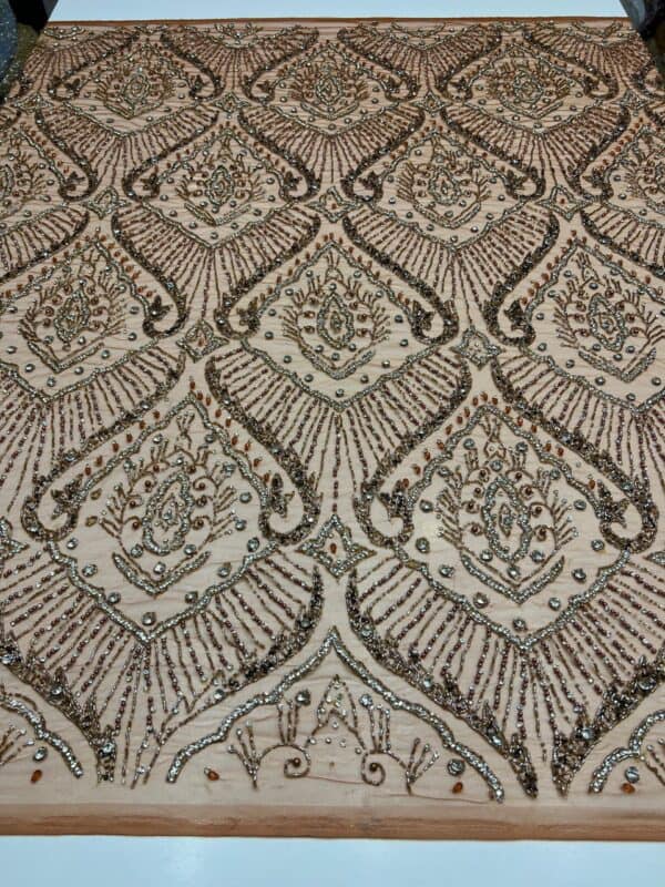 Luxury Embellished Lace Fabric –Embellished Fabric Collection FSL-LEF-FEB-258(4 yards) - Image 8