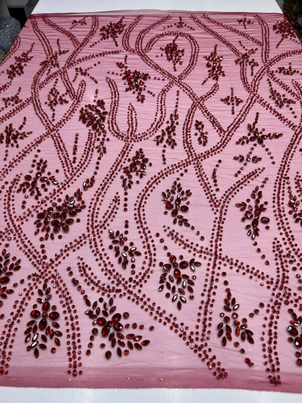 crystal embellished fabrics