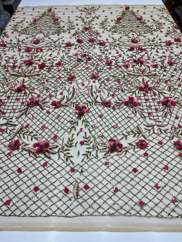 floral tulle