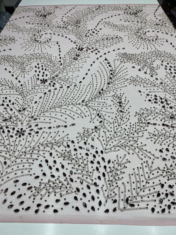 crystal embellished tulle