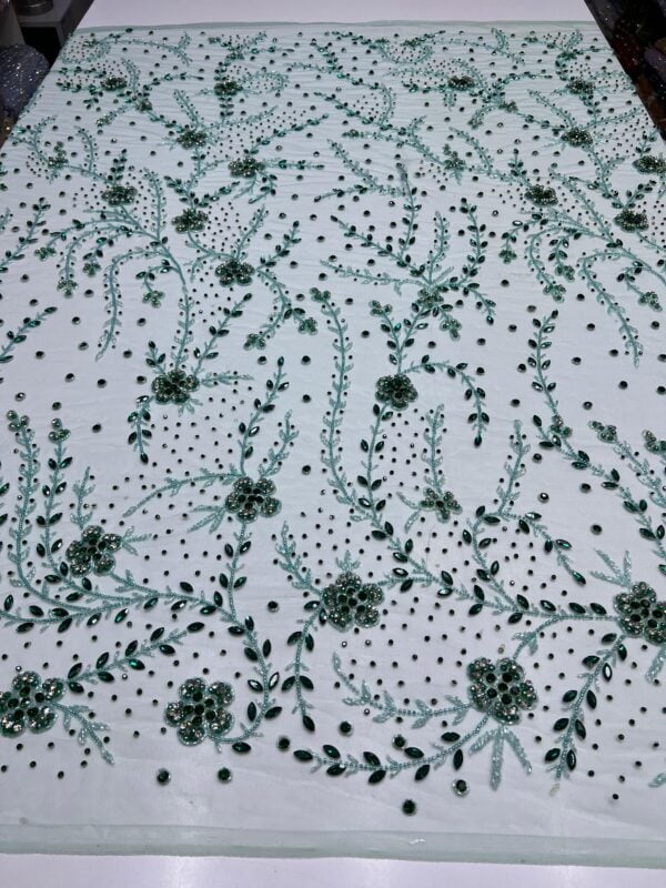 embellished mesh