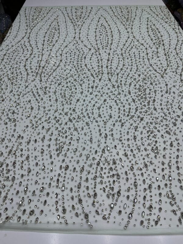 embellished luxury tulle