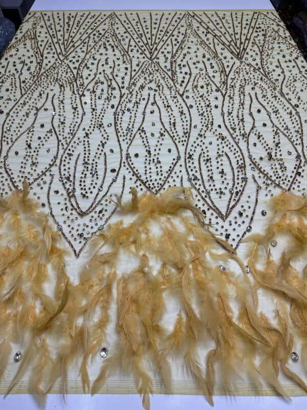 embellished luxury mesh