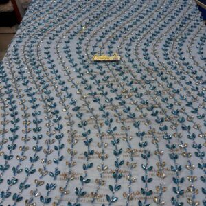 Luxury Embellished Lace Fabric -Sale Fabric Collection FS-SALE-004(4 YARDS)