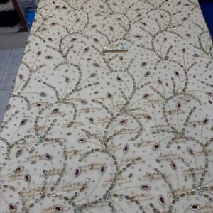 Luxury Embellished Lace Fabric -Sale Fabric Collection FS-SALE-005(4 YARDS)
