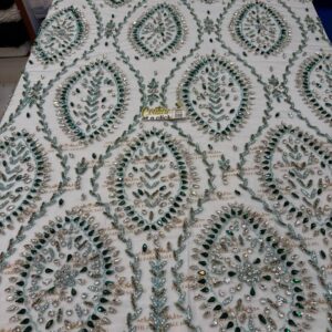 Luxury Embellished Lace Fabric -Sale Fabric Collection FS-SALE-006(4 YARDS)