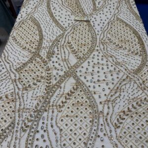 Luxury Embellished Lace Fabric -Sale Fabric Collection FS-SALE-008(4 YARDS)