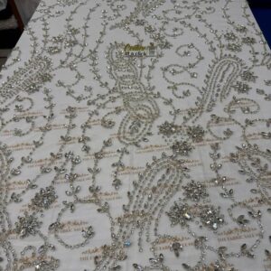 Luxury Embellished Lace Fabric -Sale Fabric Collection FS-SALE-010(4 YARDS)