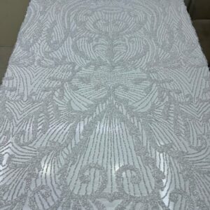 White Luxury Bridal Fabric