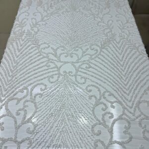 White Couture Lace Fabric