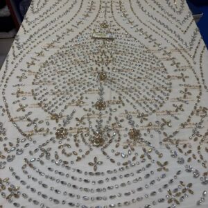 Luxury Embellished Lace Fabric -Sale Fabric Collection FS-SALE-036(4 YARDS)