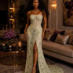 Pistachio Green Lace